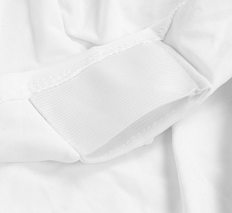 Utopia Kitchen Spandex Tablecloth 1 Pack [4FT, White] Tight, Fitted, Washable and Wrinkle Resistant Stretch Rectangular Patio Table Cover for Event, Wedding, Banquet & Parties [48Lx30Wx30H Inch]