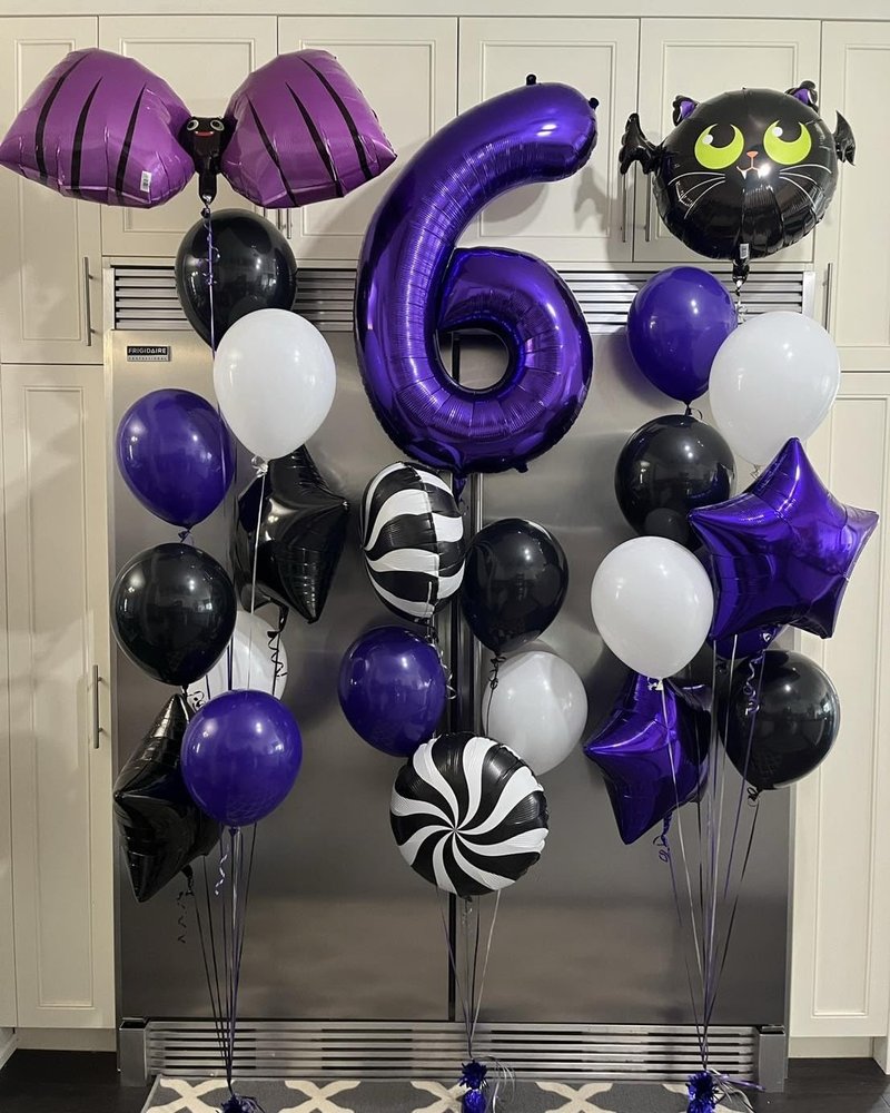 Purple Number 8 Balloon 40 Inch, 8th Birthday Party Decorations for Children, Giant 8 Foil Balloon for Party Supplies