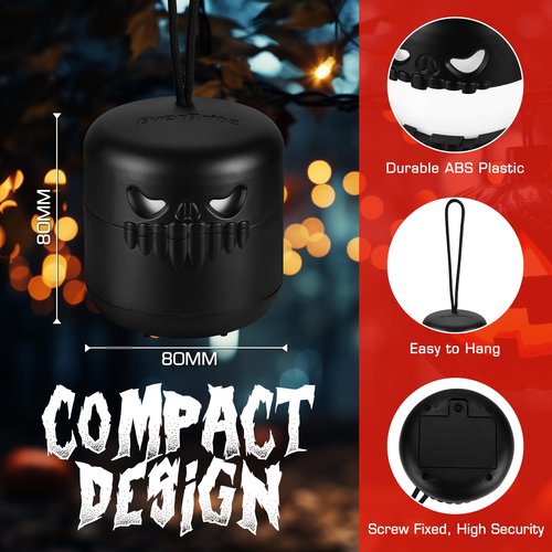 EverBrite 6-Pack Halloween Pumpkin Lantern 6-Pack Halloween Skeleton Camping Lantern