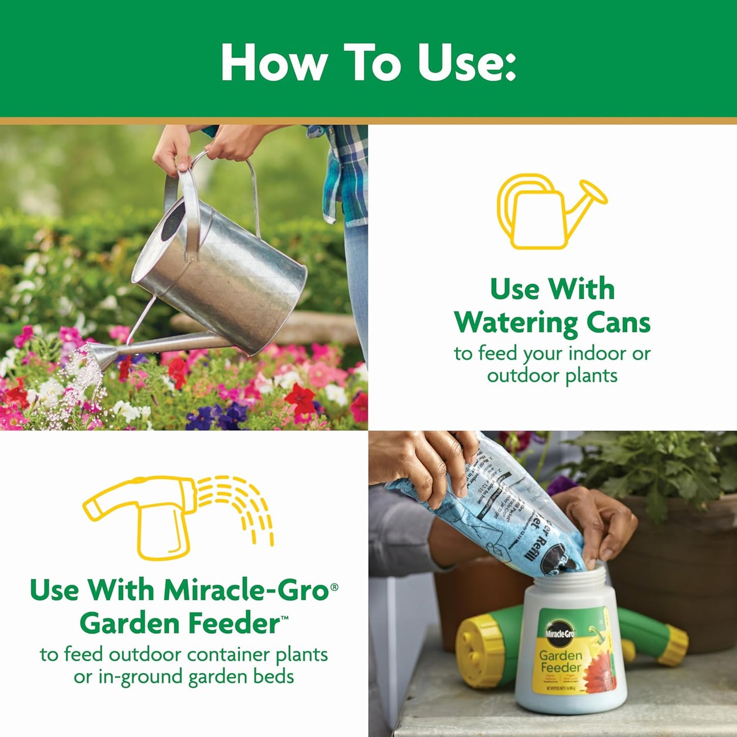 Miracle-Gro All-Purpose Plant Food - Water Soluble Fertilizer for Indoor & Outdoor Plants | 1.5 lbs (Pack of 6)