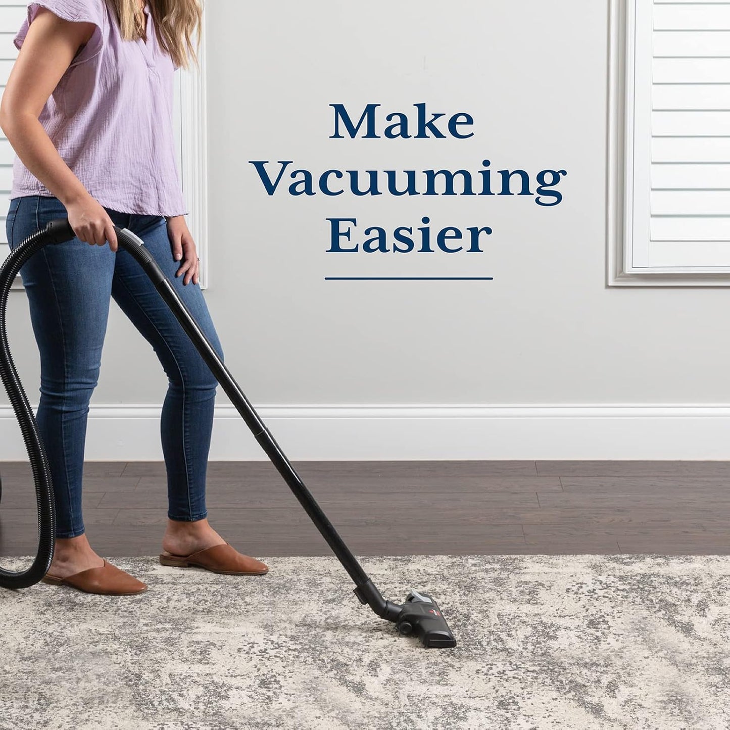 Veken Non-Slip Rug Pad Gripper - Thick Dark Grey 5x8 Ft for Hardwood & Tile Floors