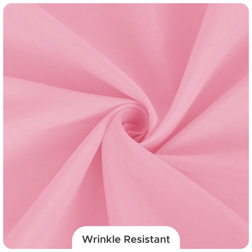 Fitable 8 Pack Round Tablecloths: Stain Resistant Wrinkle Free Circle Table Clothes, Washable Reusable Polyester Table Covers for Wedding Party Birthday Banquet Reception(Pink, 84 Inch)