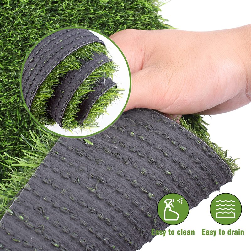 Kesfey Artificial Grass Table Runner 14 x 48 Inch Washable Synthetic Grass Table Runners Durable Trimmable Grass Rug Roll Tabletop Decorations Faux Grass Table Runner for Tea Golf Party Decorations