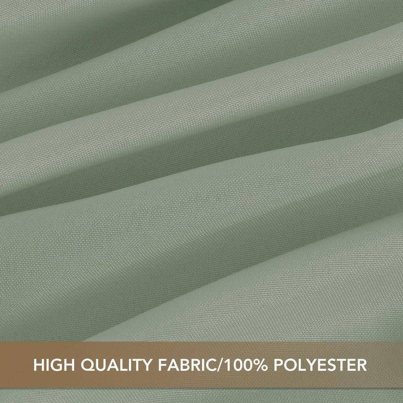 sancua Rectangle Tablecloths for 6 Foot Tables, 6 Pack - Washable Polyester Fabric Table Cloth for Wedding Party, Birthday, Banquet Reception, 54x108 Inch, Sage Green