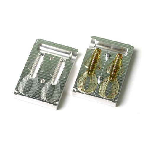 Soft Plastiс Molds Lure Making Injection Molds Fishing Lures Rage Ned Bug 2.5'' Aluminium