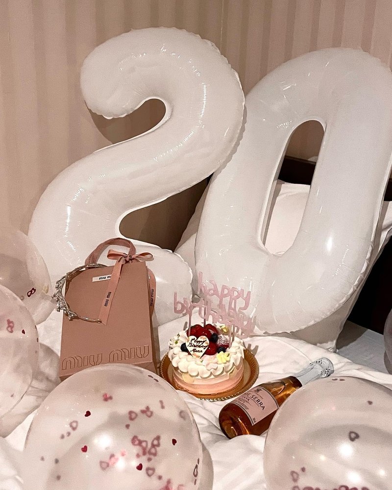 White Number 23 Balloon 40 inch, 23 Number Balloons, 23th White Birthday Decorations for Girls Boys 23 Year Old Party Supplies