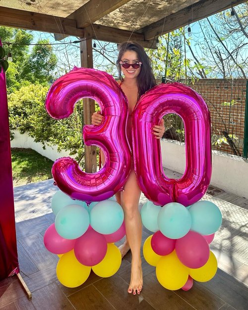 Hot Pink Number 0 Balloon 40 Inch, 0 Balloon Number for 10th 20th 30th 40th 50th 60th Birthday Decorations, Hot Pink Party Supplies