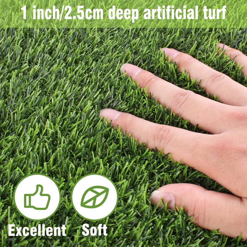 Kesfey Grass Table Runner 12 x 108 Inch Artificial Grass Carpet Rug Green Synthetic Table Runners Thickly Fake Grass Table Runner for Family Christmas Tabletop Decor Golf Party Decorations Baby Shower