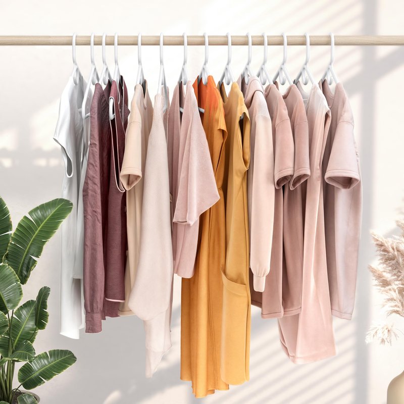 NEATERIZE Thick Heavy Duty Hangers - White Plastic Clothes Hangers 24 Pack - Great for Coat Hanger, Jackets Jeans & Suit Hanger for Closet - New Apartment Essentials Percheros Ganchos para Colgar Ropa