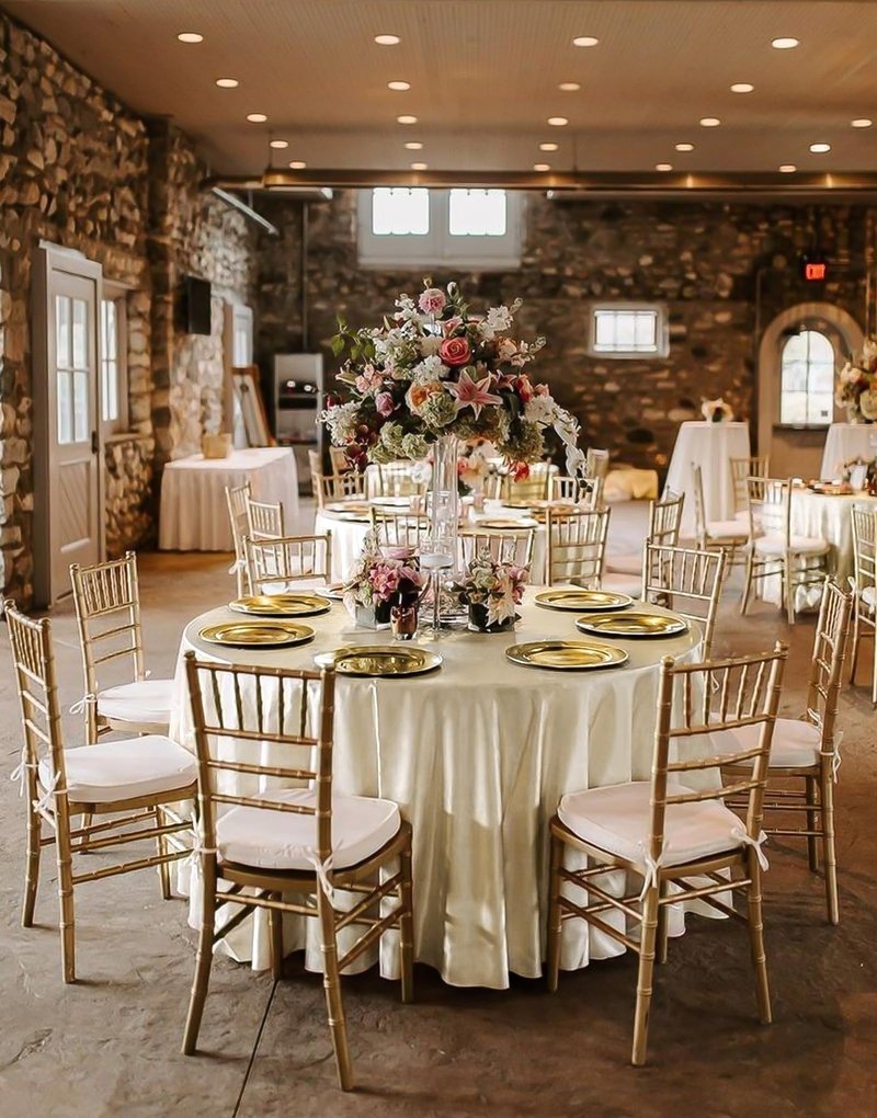 REWOMC 12 Pack 90 Inch Round Tablecloth, Champagne Satin Fabric, Wrinkle & Stain Resistant, Perfect for Weddings & Banquets