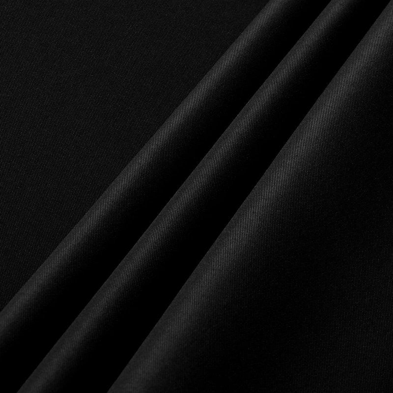sancua 2 Pack Black Tablecloth 60 x 102 Inch, Rectangle 6 Feet Table Cloth - Stain and Wrinkle Resistant Washable Polyester Table Cover for Dining Tables, Buffet Parties and Camping