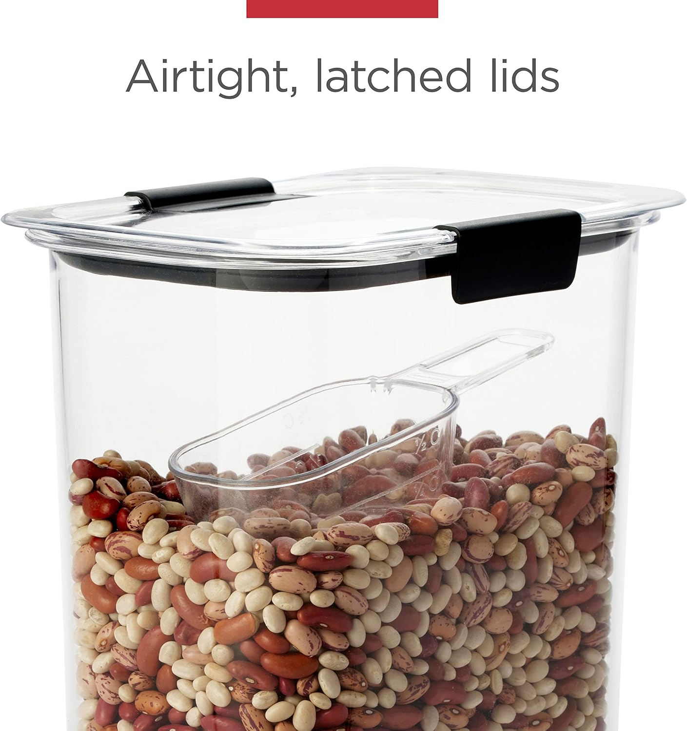 Rubbermaid Brilliance Pantry Storage Set - 10 Clear Airtight Food Containers for Freshness