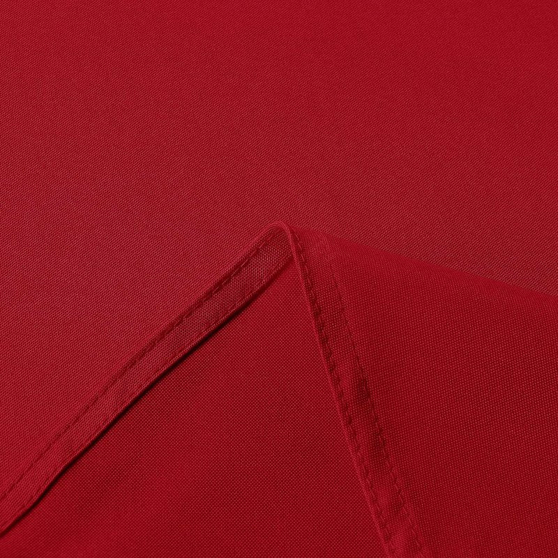 sancua Rectangle Tablecloth - 90 x 132 Inch - Water Resistant Spill Proof Washable Polyester Table Cloth, Decorative Fabric Table Cover for Dining Tables, Buffet Parties and Camping, Red