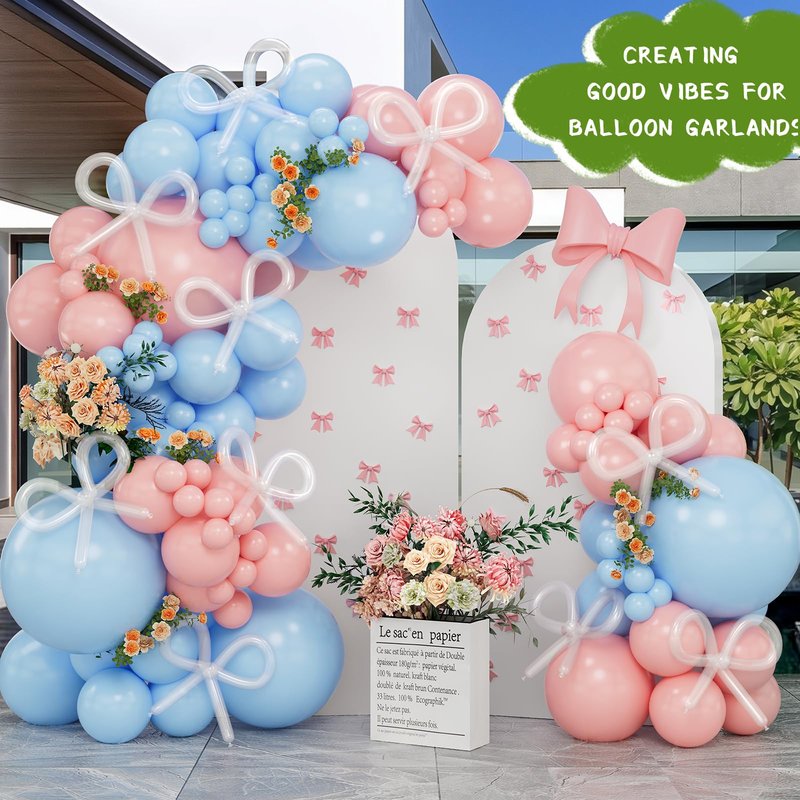 100 pcs 260 Balloons Clear for Long Balloons Garland Kit for Christmas Decorations And Birthday Decorations Wedding Animals Modeling Party Holiday Valentines Flower Decor