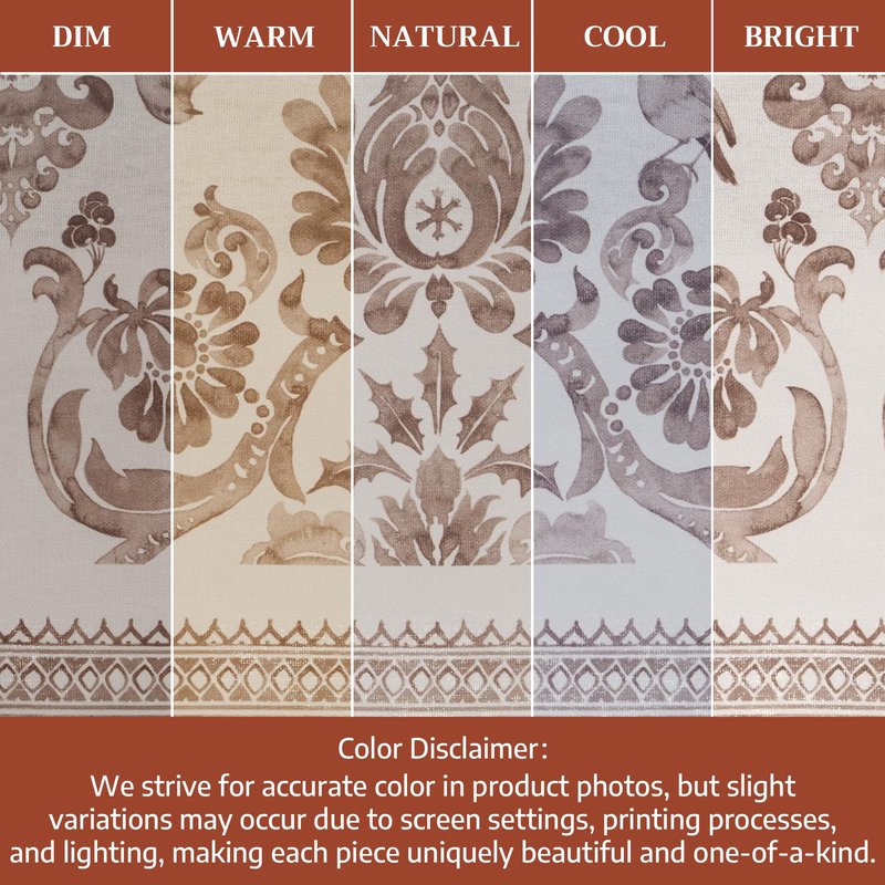 Maison d' Hermine Table Cloth Rectangle Table 100% Cotton 54 x 72 Inches Fall Tablecloth Reusable Everyday Use for Thanksgiving Christmas Decorations Dining Farmhouse Party (Allure)