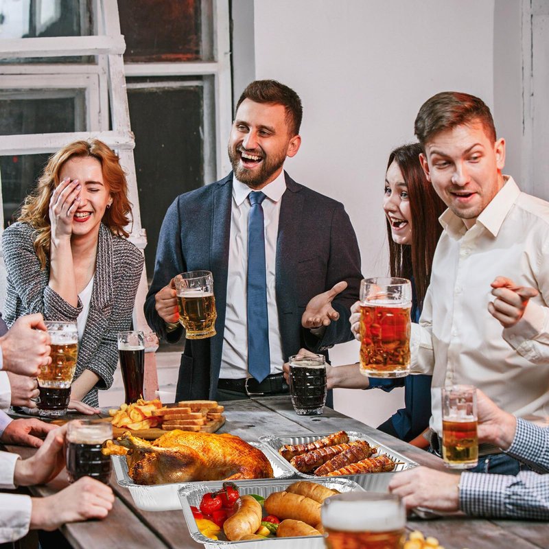 9x13 Aluminum Pans with Lids, 30 Pack Extra Heavy Duty Large Foil Pans, Disposable Aluminum Trays for Baking, Cooking, Roasting Turkey, Food Prepping