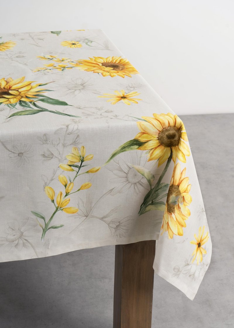 Maison d' Hermine Table Cloth Rectangle Table 100% Cotton 54 x 72 Inches Tablecloth Reusable Decorative for Dining Kitchen Room Farmhouse Home Gifts for Mothers Day Spring Summer - Candice