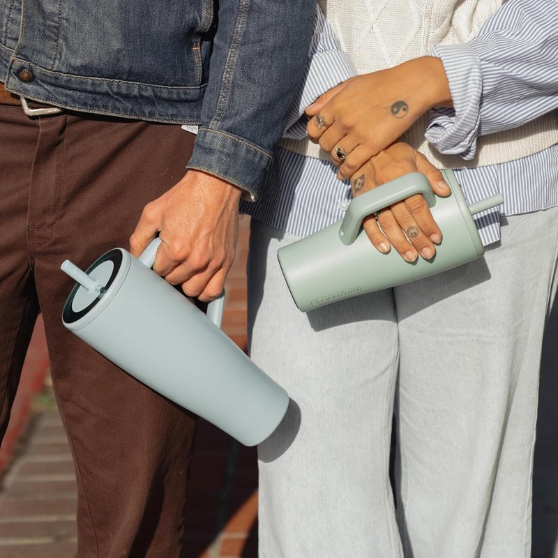 BrüMate Era 40 oz Tumbler with Handle and Straw | 100% Leakproof Insulated Water Bottle Tumbler with Lid and Flexible SoftSip Straw | Made of Stainless Steel | Cup Holder Friendly | 40oz (Lavender)