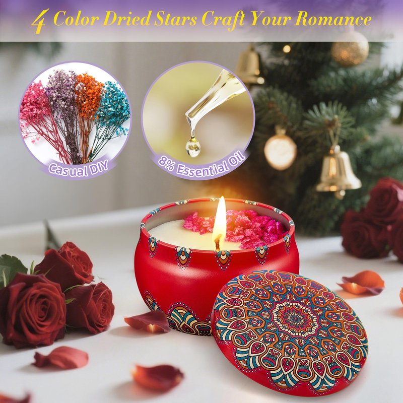 Advent Calendar 2025 - 24 Days Scented Candles Gift Set Christmas Advent Calendars Aromatherapy Candle - Birthday Thanksgiving Mother's Day for Adult Women with Gift Box