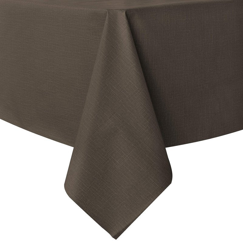sancua 100% Waterproof Rectangle PVC Tablecloth - 54 x 120 Inch - Oil Proof Spill Proof Vinyl Table Cloth, Wipe Clean Table Cover for Dining Tables, Buffet Parties and Camping, Coffee