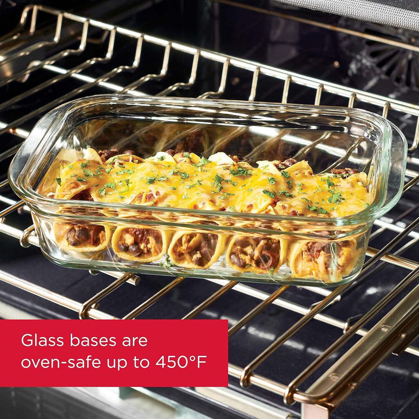 Rubbermaid Brilliance Glass Storage Containers - 8-Piece Set with Lids - Clear & Versatile Design