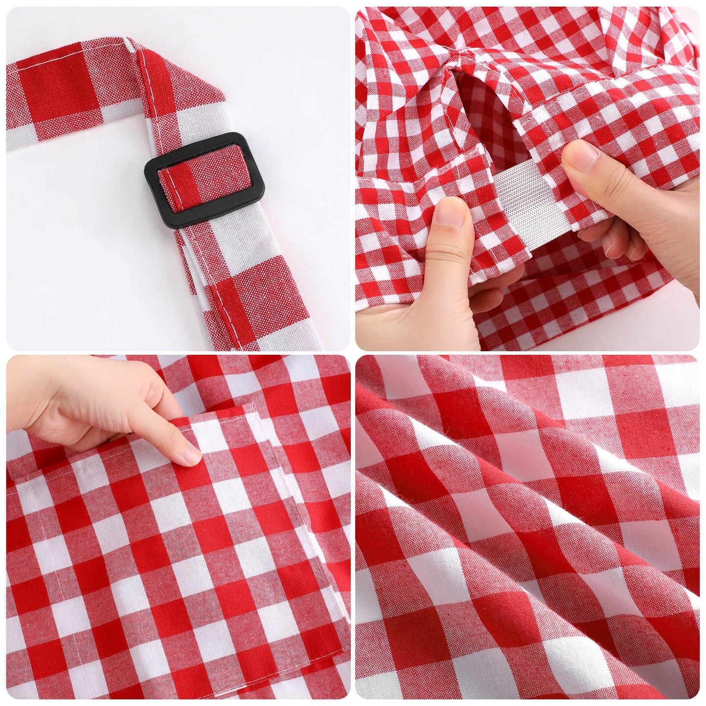 Toulite 4 Pcs Italian Themed Party Decorations Chef Costume Set Italian Style Chef Hat and Apron for Women Men Costume Photo Booth Props Party Supplies