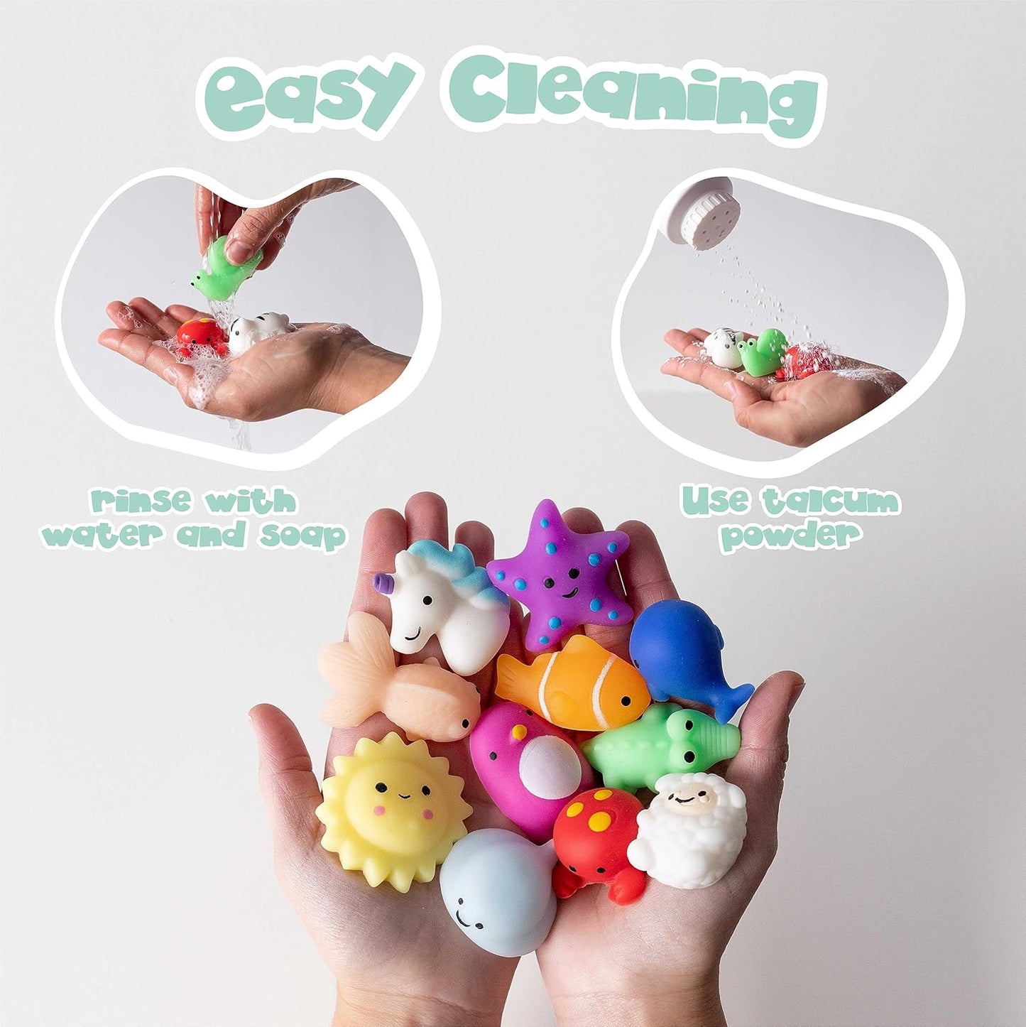 Bonnyco Mochi Squishy Toys - Bulk Pack of 80 for Kids' Party Favors | Ideal Goodie Bag Stuffers