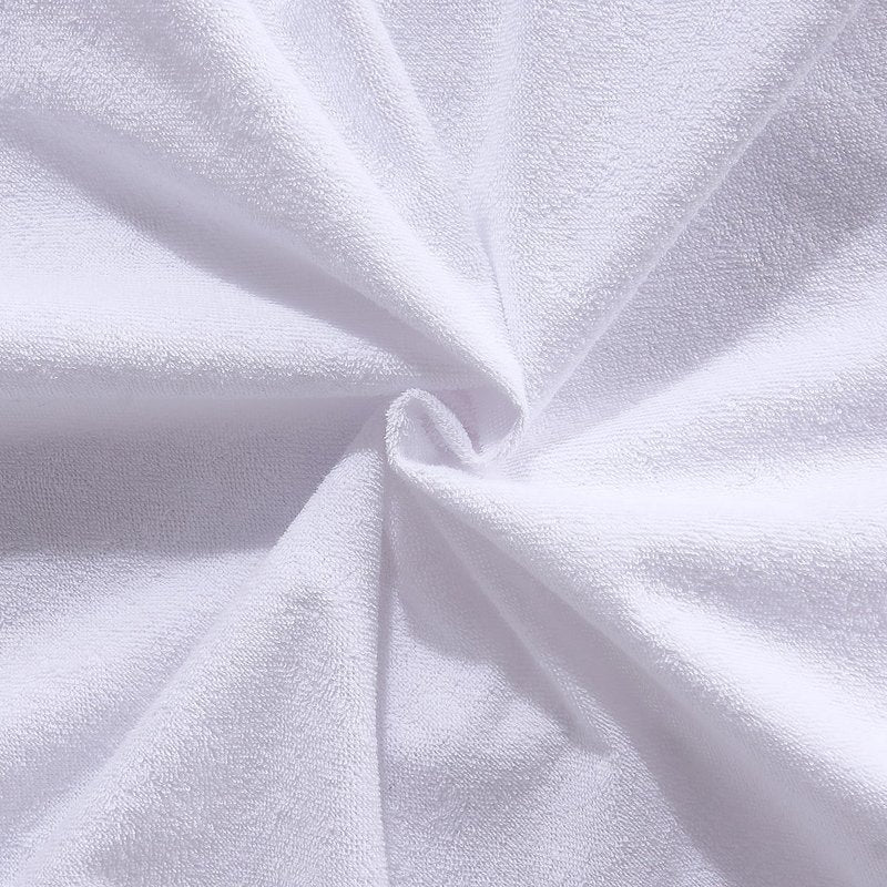 ProtectMySleep® Cotton Terry Mattress Protector - 5-Sided, 100% Waterproof, Hypoallergenic Mattress Cover (Queen)