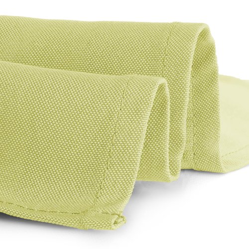 Gee Di Moda Square Tablecloth - 52 x 52 Inch Yellow Table Cloth for Small Square or Round Tables - Heavy Duty Washable Fabric - for Buffet Table, Holiday Party, Dinner, Wedding & Baby Shower
