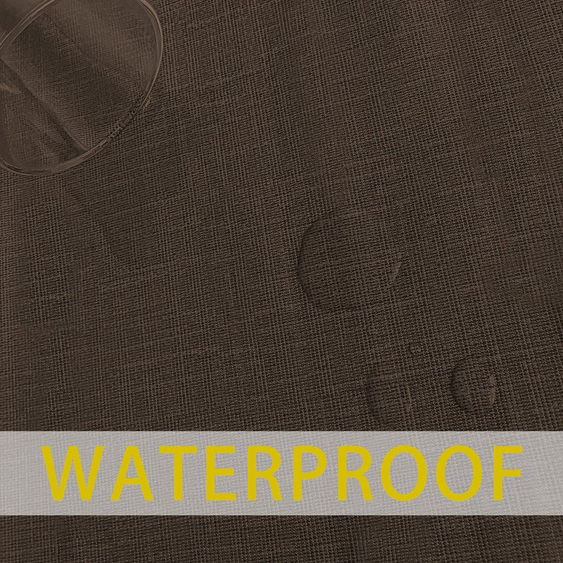 sancua 100% Waterproof Rectangle PVC Tablecloth - 54 x 120 Inch - Oil Proof Spill Proof Vinyl Table Cloth, Wipe Clean Table Cover for Dining Tables, Buffet Parties and Camping, Coffee