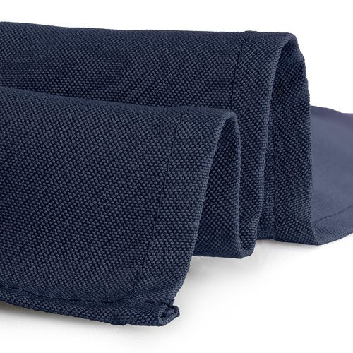 Gee Di Moda Square Tablecloth - 70 x 70 Inch Navy Blue Table Cloth for Medium Square or Round Tables - Heavy Duty Washable Fabric - for Buffet Table, Holiday Party, Dinner, Wedding & Baby Shower