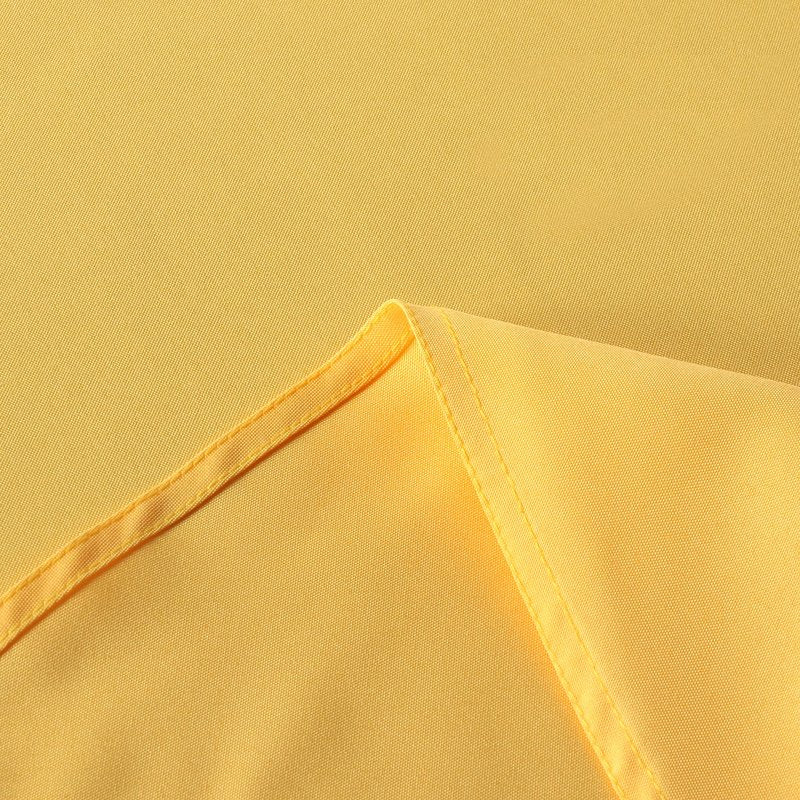 sancua Square Tablecloth - 54 x 54 Inch - Stain and Wrinkle Resistant Washable Polyester Table Cloth, Decorative Fabric Table Cover for Dining Tables, Buffet Parties and Camping, Yellow