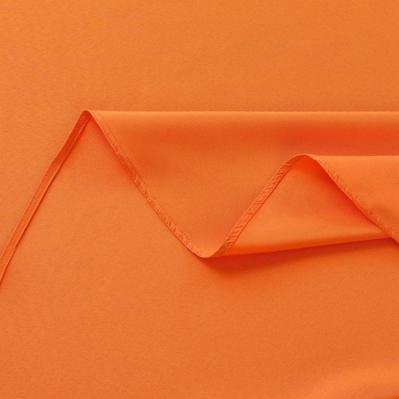 FOLINS&HOME Orange Round Tablecloth 90 Inch Waterproof Heavy Duty Wrinkle Free Polyester Fabric Table Cloth, Spillproof Washable Table Cover for Parties, Camping, Picnic, Banquet, Indoor and Outdoor